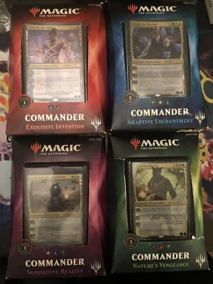 MTG Magic The Gathering 2018 Commander Set - All 4 Decks - Image 1 of 4