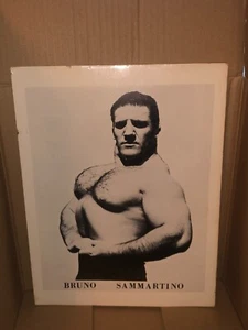 Early 70's WWWF Wrestling Bruno Sammartino 8 x 10 Promo Photo - WWF/WWE B2 - Picture 1 of 2