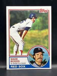 1983 Topps #498 Wade Boggs Rookie Card HOF Red Sox Vintage Baseball RC - Picture 1 of 2