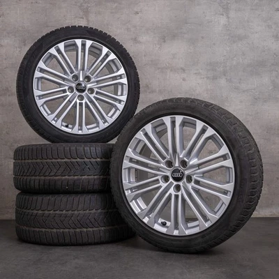 Audi A5 S5 Winterräder 18 Zoll F5 8W B9 Felgen 8W0601025EE silber glanz - Bild 1 von 4