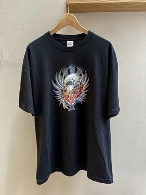 Camiseta Poison The Well De Colección 2004 Negra Trad Tatuaje Arte XL Glassjaw Azul Uva Foto 1 de 3