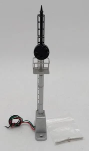MTH 30-11005 O Gauge Silver & Black Operating Block Signal EX - Picture 1 of 1