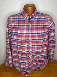 Men's Polo by Ralph Lauren L/S Plaid Button Front Shirt Large L | Classic - Picture 1 of 5