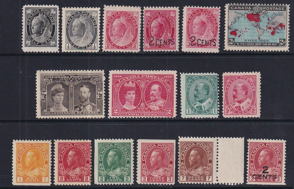 Canada  1897-1926 MNH Stamp Lot  Very HICV - Image 1 of 1