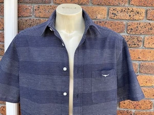 R. M. Williams Mens Cotton/Linen Casual Shirt # Sz: L-XL - Picture 1 of 13