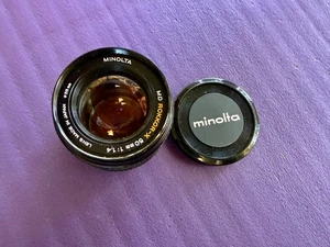 Minolta MD Rokkor-X 50mm f/1.4 fast prime lens - Picture 1 of 4