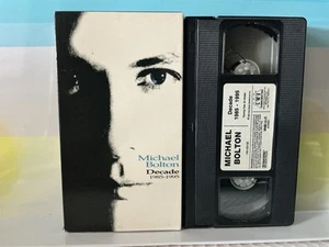 Michael Bolton Decade 1985-1995 VHS Video Tape - Picture 1 of 3