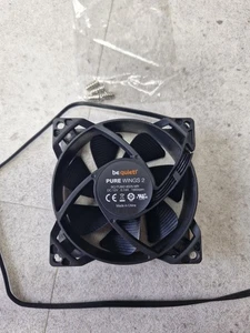 80mm be quiet! Pure Wings 2, 7 Blade, PWM, Airflow/Pressure Fan, 1900rpm, 26.3CF - Picture 1 of 2
