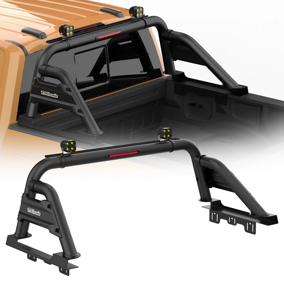 For 2004-2024 Nissan Titan Adjustable Sport Bar Truck Bed Chase Rack Roll Bar Foto 1 de 4