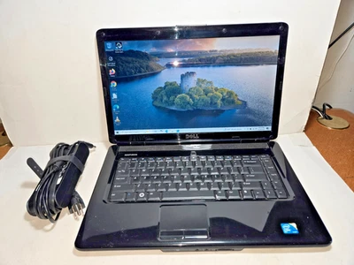 💙 Dell Inspiron 1545 Blue Core2Duo 4GB 160GB Win10 OEM Charger Free Ship NICE! - Image 1 of 4