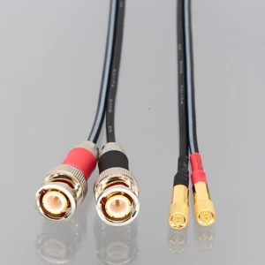 Dual Microdot 10-32 Locking Spring​ to BNC Cable Flaw Detector NDT Accelerometer - Picture 1 of 5