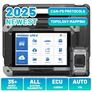 BIG SALE! TOPDON Phoenix Lite3 PRO+ ECU KEY Coding Scanner Car Diagnostic Tool - Picture 1 of 19