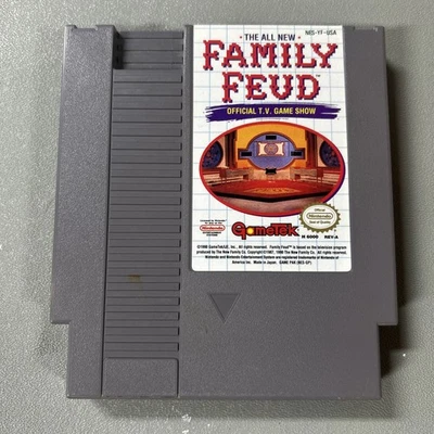 The All New Family Feud (Nintendo Entertainment System, 1991) With Nintendo Box - Image 1 of 4