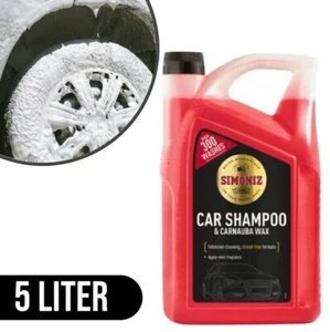 Simoniz Autowaschshampoo & Carnaubawachsglanz schützen über 300 Wäschen 5 Liter - Bild 1 von 5