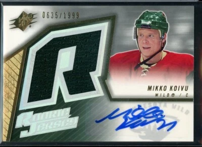 2005-06 SPx RC Autographs Jersey #232 Mikko Koivu 0635/1999 - Image 1 of 2