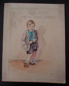Original advertising art, Trustee Savings Bank, Kathleen Boland Studio, London - Picture 1 of 5