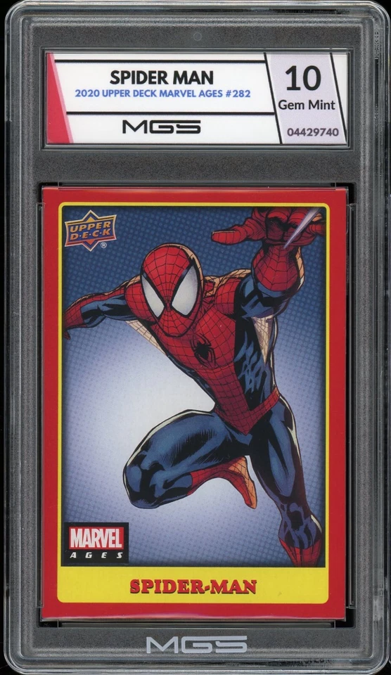 Upper Deck Marvel Ages #284 Spider Man 2020 clasificación MGS 10 gemas como nuevo  Foto 1 de 2