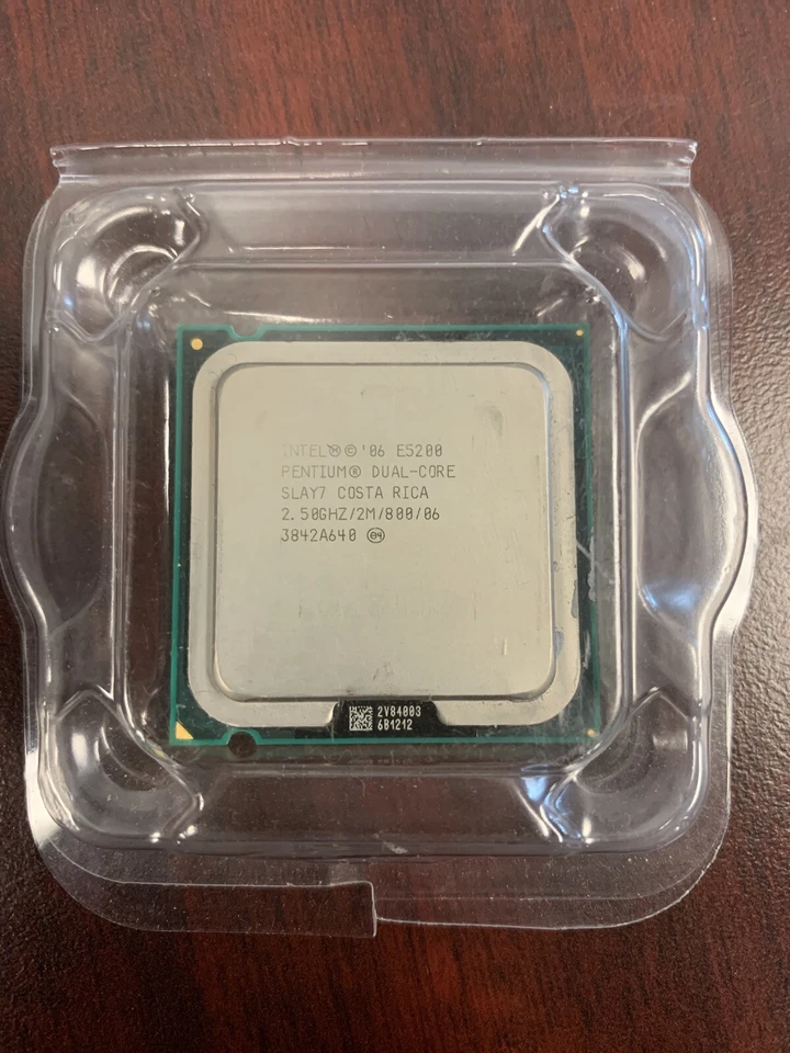 Intel Pentium E5200 SLAY7 2.5ghz 800 Dual Core LGA775 CPU Processor - Image 1 of 1