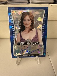 2020 Leaf Pop Century Annabeth Gish Blue Crystals Autograph Auto 2/10