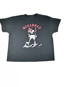 Muhammad Ali Men's T-Shirt 3XL Black Ali vs Liston II “Get Up & Fight Sucka” - Picture 1 of 13