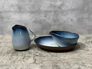 Vintage Peter Pots Cream, Sugar bowl and plate - Picture 1 of 16