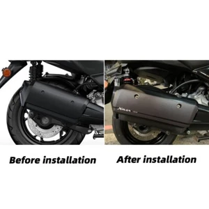 para yamaha xmax 300 accesorios accesorios tubo de escape a prueba de escaldaduras cubierta pegatina - Imagen 1 de 9