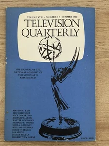 Fernseher Quarterly Vol. XVII 2 Sommer 1980 Zeitschriftenbuch selten - Rarität - Bild 1 von 4