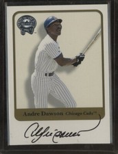 2001 Fleer Greats Of The Game Andre Dawson Chicago Cubs HOF AUTO