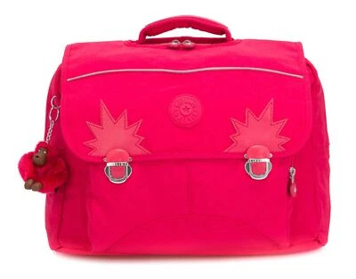 kipling Back To School Iniko Backpack M Rucksack Tasche True Pink Pink Neu - Bild 1 von 4