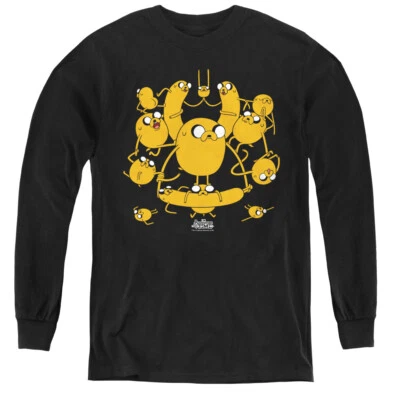 ADVENTURE TIME JAKES Licensed Kids Long Sleeve Tee Shirt SM-XL - Image 1 of 2