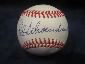 Red Schoendienst Autographed Official National League Baseball-JSA Cert - Picture 1 of 9