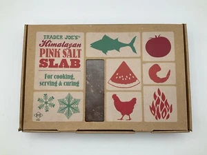 Trader Joe's Himalayan Pink Salt Slab 12x8x1.5 Cooking Curing BBQ - Picture 1 of 5