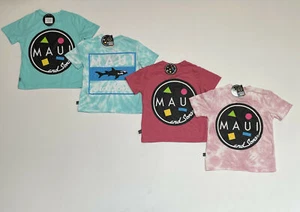MAUI & Sons Boys/Girls Graphic Logo T-Shirts; Sizes 4 thru 7, S thru L, NEW - Picture 1 of 5
