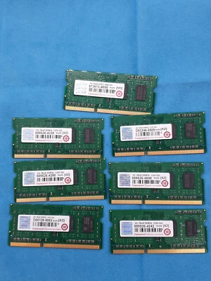 Transcend 2 GB DDR3 1333 Mhz SO-DIMM 1Rx8 JOB LOT RAM SL9 - Image 1 of 4