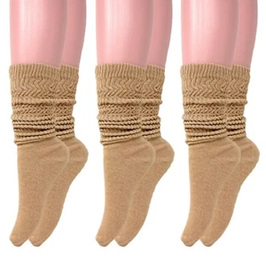 Cotton Lightweight Slouch Socks for Women Shoe Size 5 to 10 made in USA - Picture 1 of 65