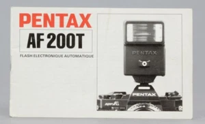 Pentax AF 200T Flash Mode d'emploi d'origine (Réf#R-115) - Photo 1 sur 1