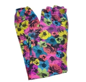 Circo Floral Leggings Girls Large Jersey Knit Long Jegging Pants Multicolored - Picture 1 of 5