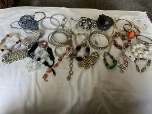 Estate Lot Of 30+ Bracelets Vintage & Modern Some NWT - Picture 1 of 1