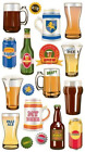 STICKO My Beer Stickers 52-000912 18 pc Cerveza Draft Brew Pale Ale Drinking