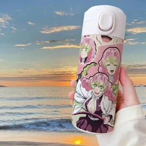 Demon Slayer Anime Edelstahl Trinkflasche Isolierflasche thermos cup 420ML - Picture 1 of 2