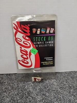 Coca Cola Stuck On Olympic Games Pin Collecting.  Limited Edition Bobsled  - Image 1 of 3
