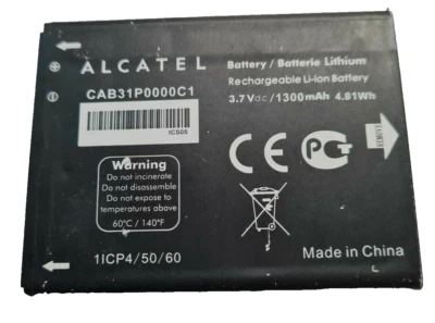 Battery CAB31P0000C4 For Alcatel One Touch 918N Original Replacement 1300mAh - Image 1 of 4