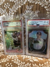 2013 Bowman Christian YELICH Psa 6 Platinum Top Prospects +Cards 2#TP-CY (RC)