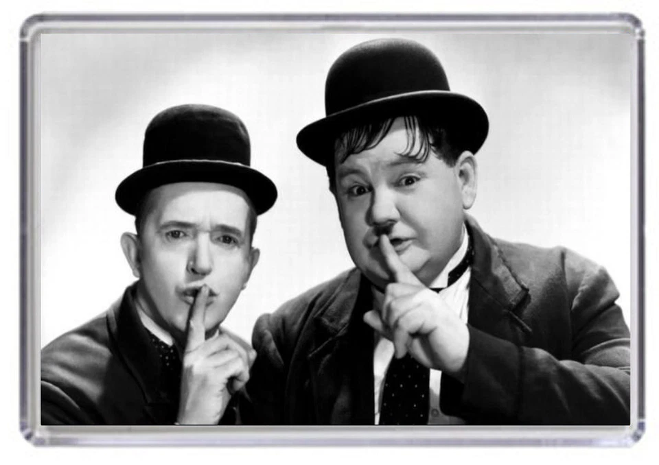 Laurel and Hardy Fridge Magnet 01