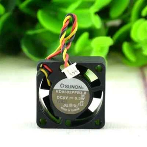 New SUNON Cooling Fan KD0502PFB3-8 2510 5V 0.35W 2.5CM 25x25x10mm 1"x1"x0.4" - Picture 1 of 5