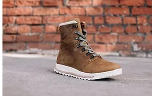 Rick Owens x Hood Rubber Dirt Grafton Boot Brown New Defect Size 43 M10 W13 - Picture 1 of 22