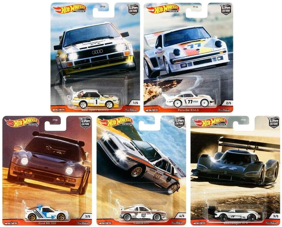 🔥Hot Wheels Car Culture Thrill Climbers Juego Completo de 5 - ¡Tarjeta de Error LANICA! Foto 1 de 1