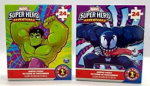 Marvel Super Hero Adventures 24 Piece Puzzle Lot of 2 - Picture 1 of 2