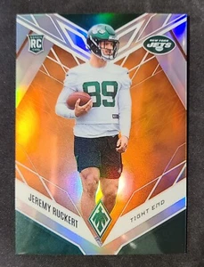 2022 Panini Phoenix Jeremy Ruckert Orange Prizm 12/99  Rookie RC Jets - Picture 1 of 3