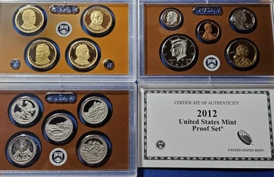 2012 United States Mint Clad Proof Set (14 Coins) with OGP & COA - Image 1 of 3
